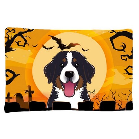 Carolines Treasures Halloween Bernese Mountain Dog Fabric Standard Pillowcase BB1795PILLOWCASE